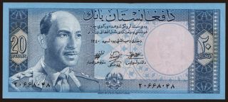20 afghanis, 1961