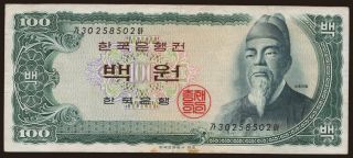 100 won, 1965