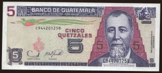 5 quetzales, 2006
