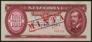 100 forint, 1992, MINTA