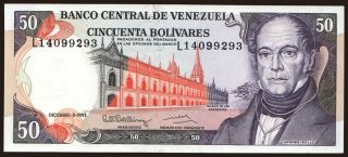50 bolivares, 1992