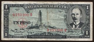 1 peso, 1957