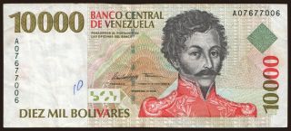 10.000 bolivares, 1998