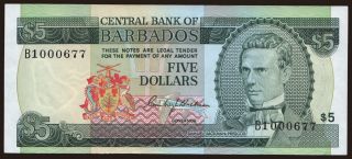 5 dollars, 1973