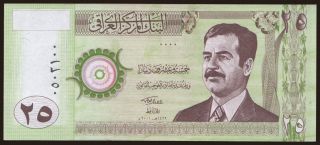 25 dinars, 2001