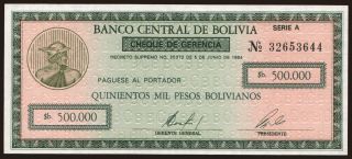 500.000 pesos / 50 centavos, 1987