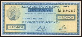 1.000.000 pesos, 1985