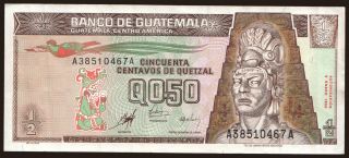 0.50 quetzal, 1998