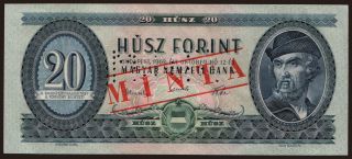 20 forint, 1962, MINTA