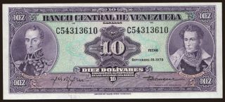 10 bolivares, 1979