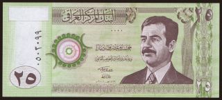 25 dinars, 2001
