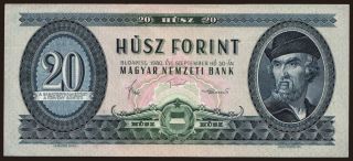 20 forint, 1980