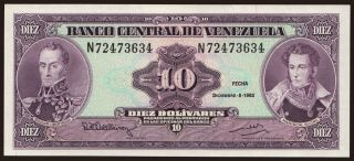 10 bolivares, 1992