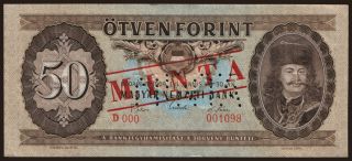 50 forint, 1969, MINTA