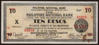 Negros Occidental, 10 pesos, 1941