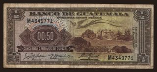 0.50 quetzal, 1960