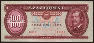 100 forint, 1989