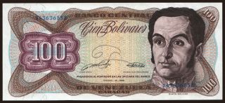 100 bolivares, 1989