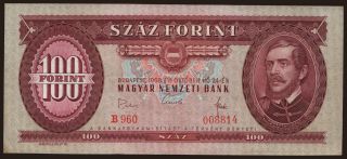 100 forint, 1968
