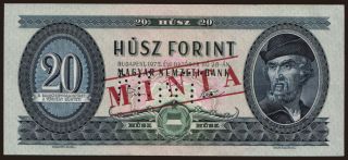 20 forint, 1975, MINTA