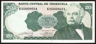 20 bolivares, 1989