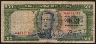 500 pesos, 1967
