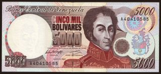 5000 bolivares, 1994