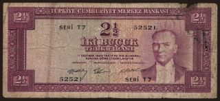 2 1/2 lira, 1955
