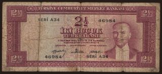2 1/2 lira, 1960