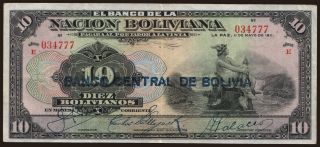 10 bolivianos, 1911(1929)