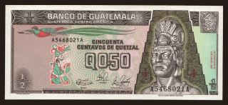 0.50 quetzal, 1989