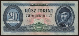 20 forint, 1957