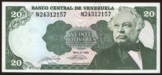 20 bolivares, 1990