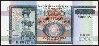 1000 francs, 2006