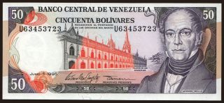 50 bolivares, 1995