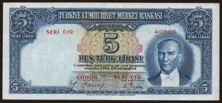 5 lira, 1938