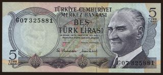 5 lira, 1976
