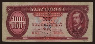 100 forint, 1947, MINTA