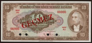 10 lira, 1948, GECMEZ