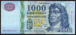 1000 forint, 2006