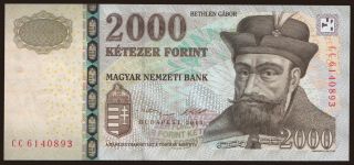 2000 forint, 2013