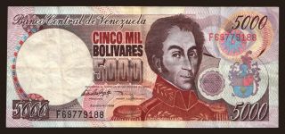 5000 bolivares, 1998