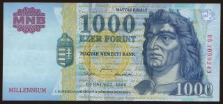 1000 forint, 2000