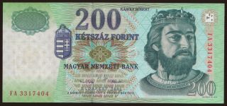 200 forint, 2001