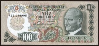 100 lira, 1972