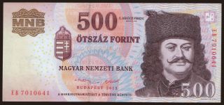 500 forint, 2013