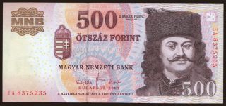 500 forint, 2007