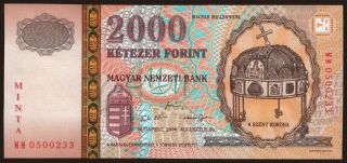 2000 forint, 2000, MINTA