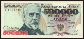 500.000 zlotych, 1993