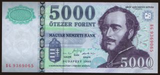 5000 forint, 1999